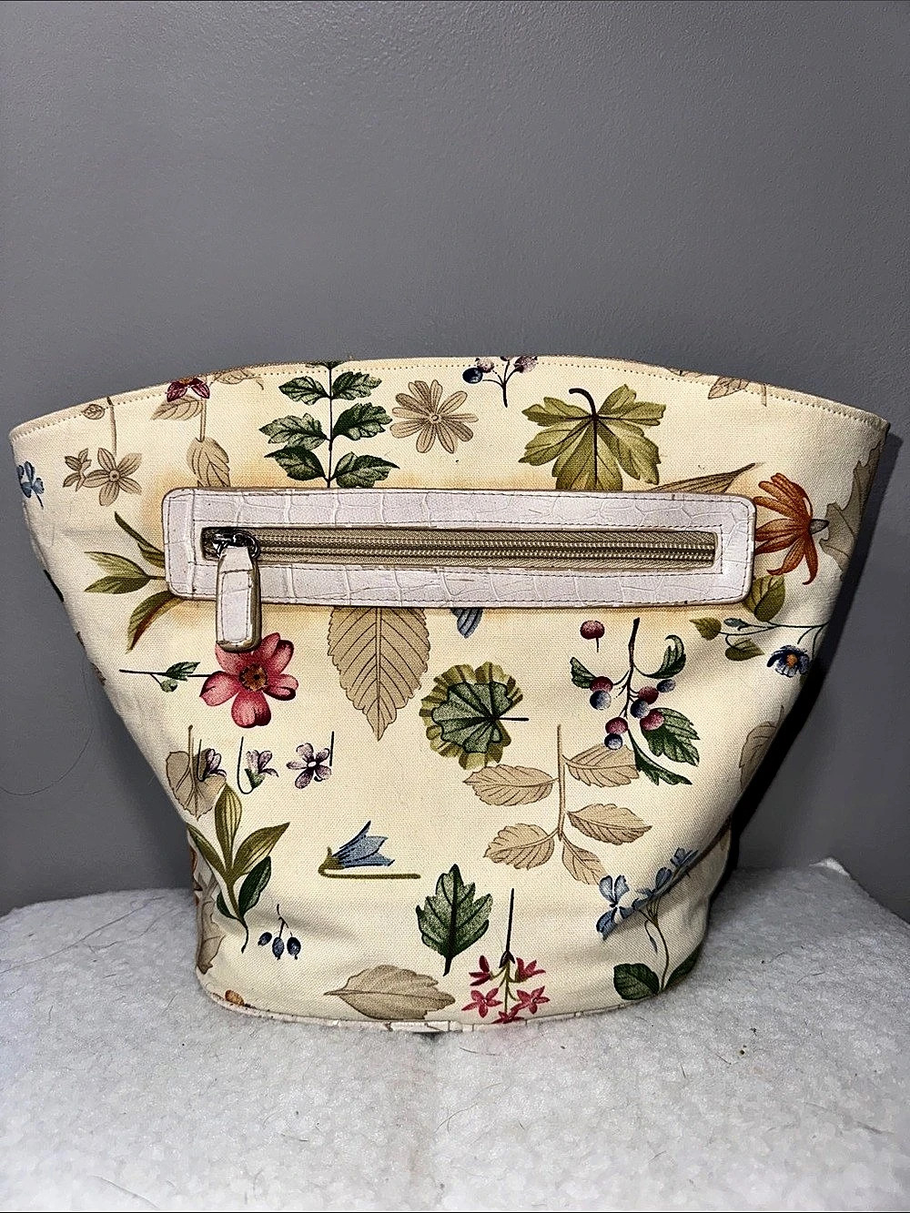 Longaberger Reversible Botanical Fields Pocketbook